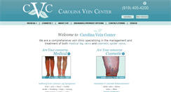 Desktop Screenshot of carolinaveincenter.com